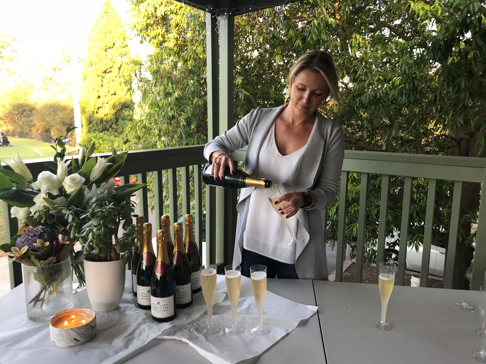 Champagne for the CJRC Mums